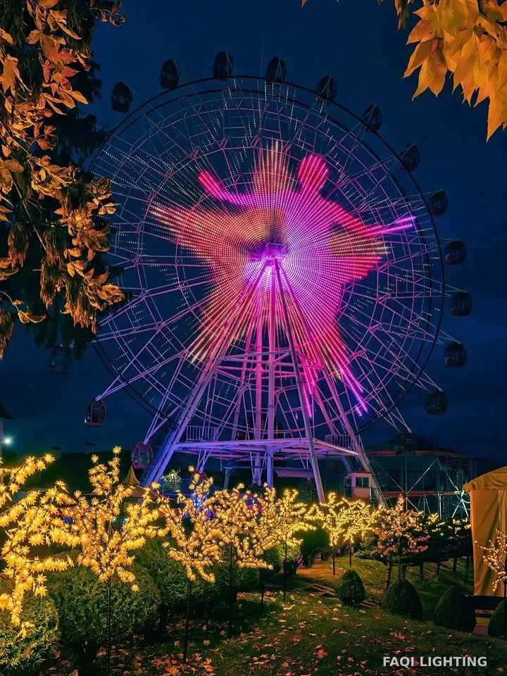 Grande roue de 42 m du parc municipal de Grodno, Biélorussie