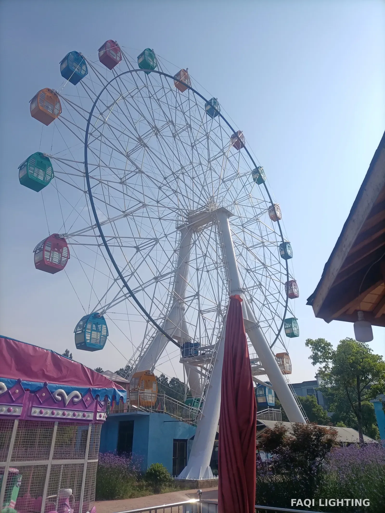 浙江金华花之港38米摩天轮