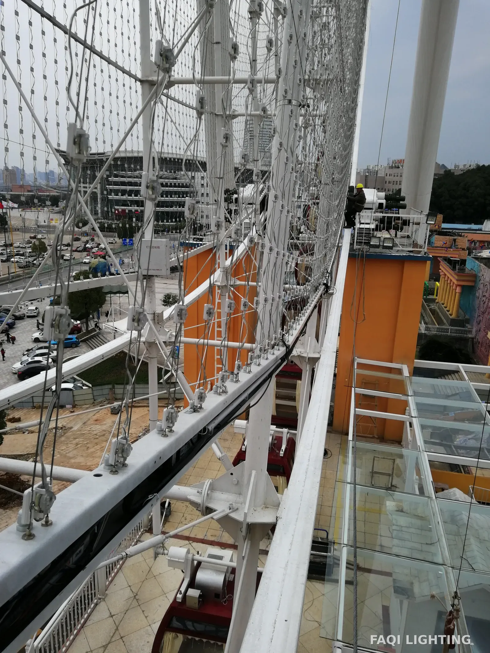 Grande roue de 88 m du parc « Window of the World », Changsha, Hunan