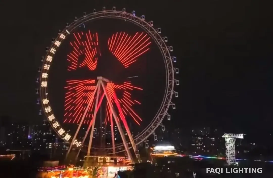 重庆融创渝乐小镇103米摩天轮